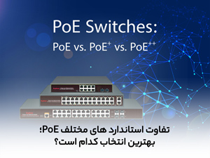 تفاوت استاندارد های مختلف PoE؛ بهترین انتخاب کدام است؟