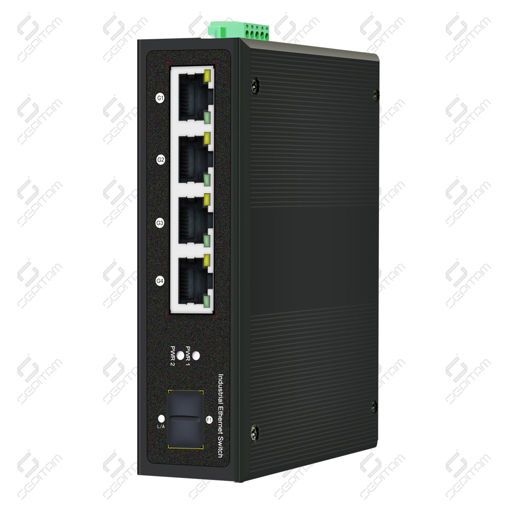 PoE سوئیچ صنعتی 4 پورت 10/100/1000Mbps و 1 پورت آپلینک 1G SFP - استاندارد af/at/bt ( مدل: Sepitam-PI104G-F-bt )