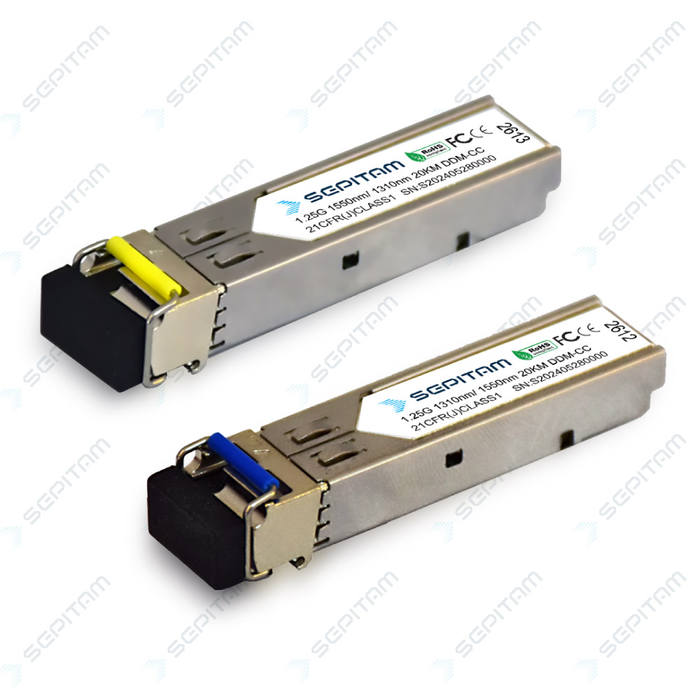 	ماژول فیبرنوری مدل: Sepitam-SFP1G-SM-SX