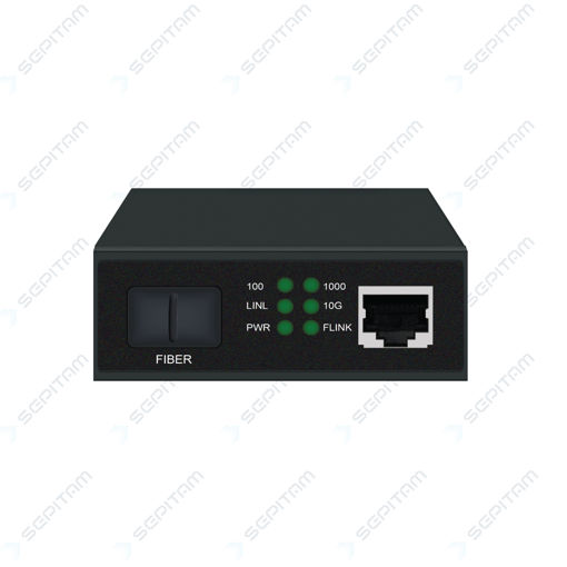 مدیاکانورتر 1 پورت 10G و 1 پورت آپلینک 10G SFP Simplex ( مدل: Sepitam-MC11X-SXF )